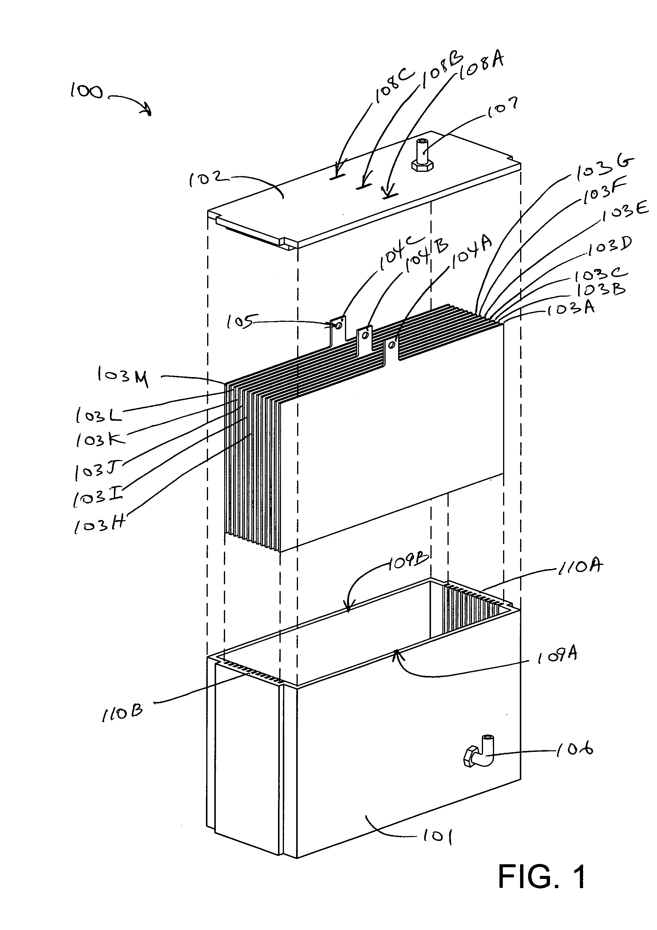 Hydrogen and oxygen generator having semi-isolated series cell construction