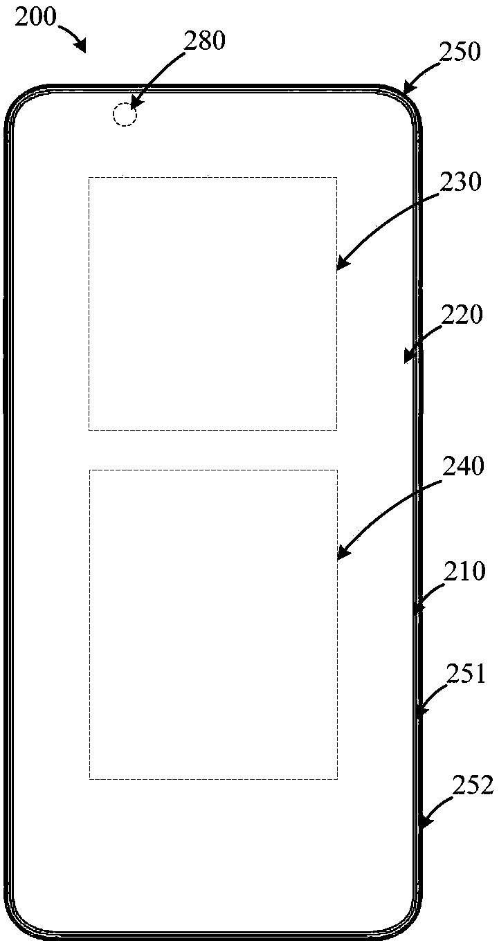 Display screen component, display screen component assembling method and electronic equipment