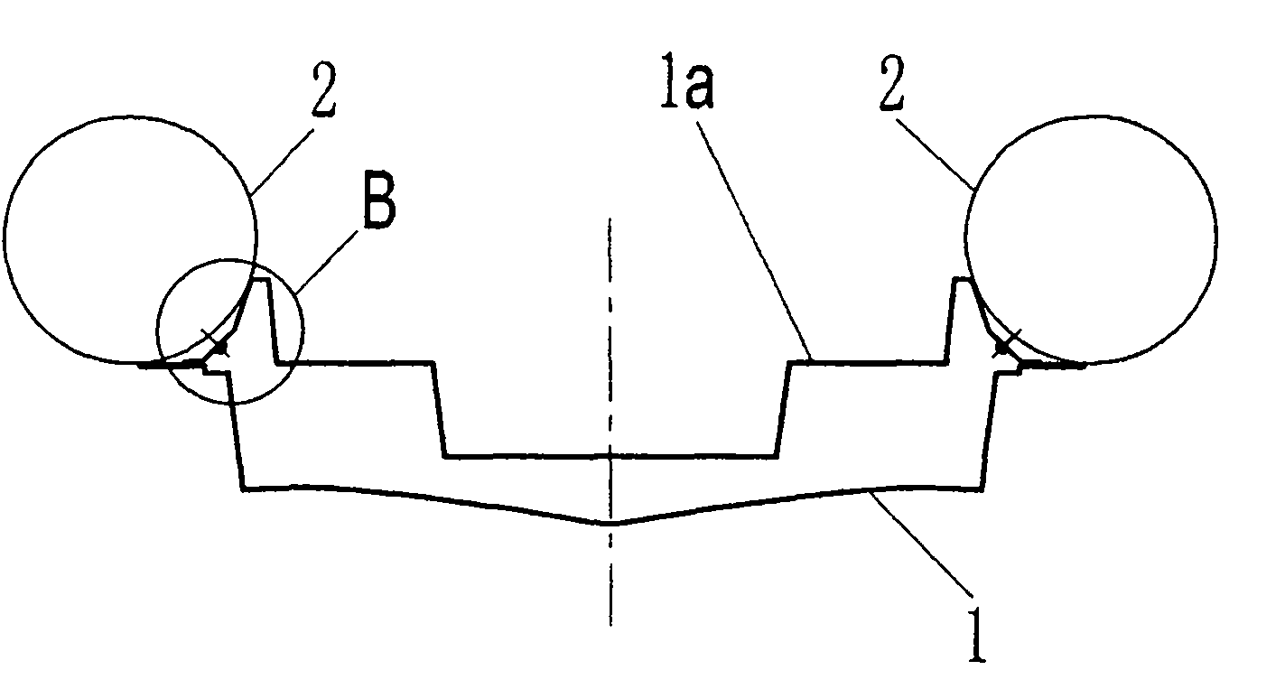 Device for connecting air bag and hull of embedded-combined type glass-steel multipurpose boat