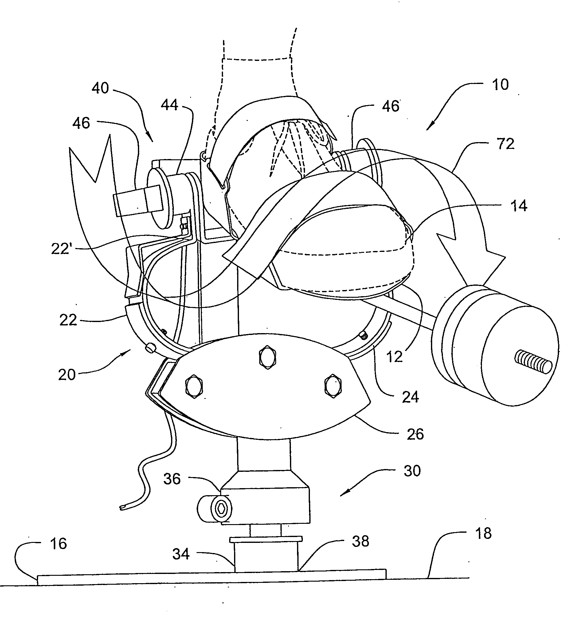 Leg-ankle-foot exercise assembly