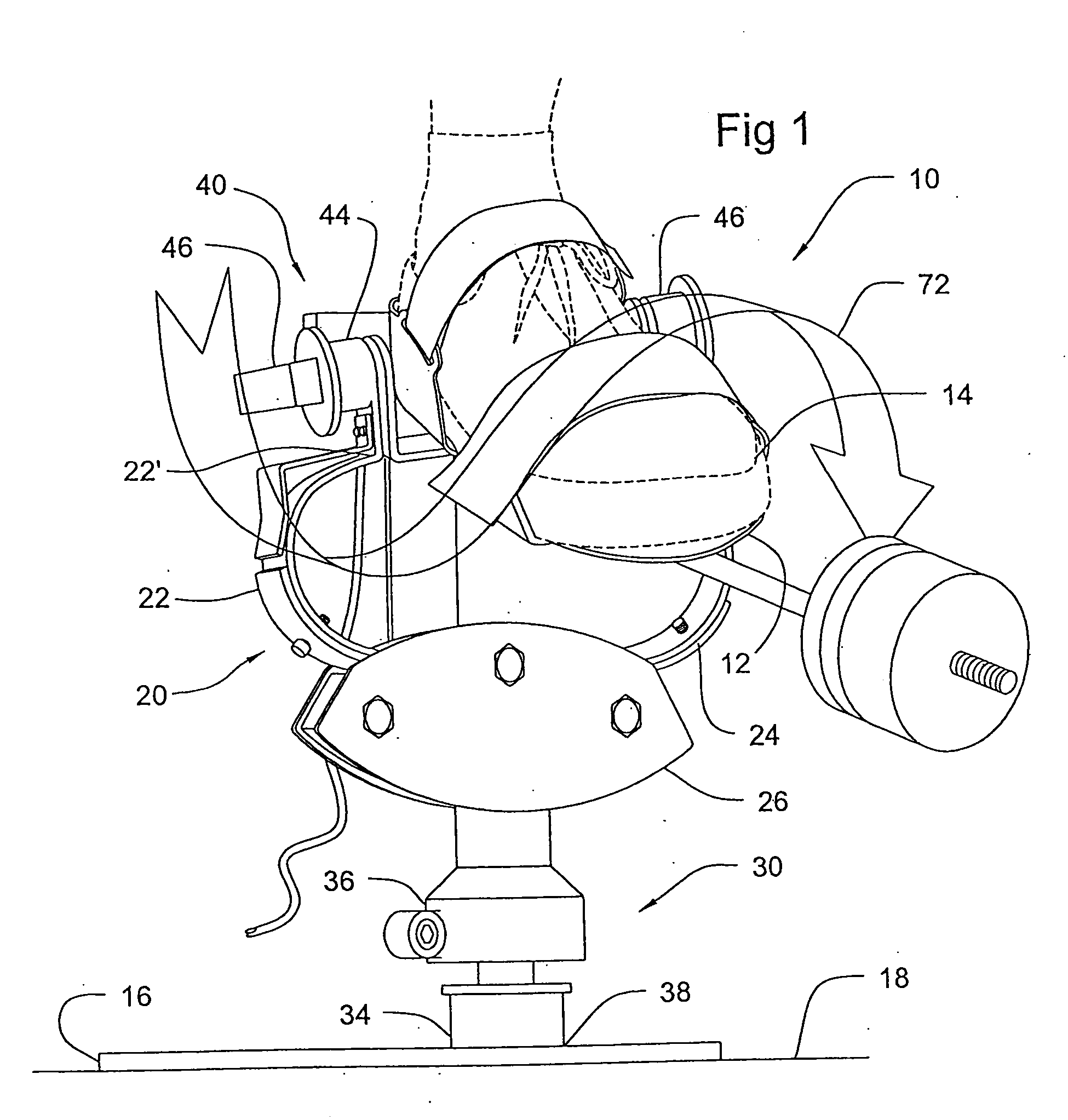 Leg-ankle-foot exercise assembly