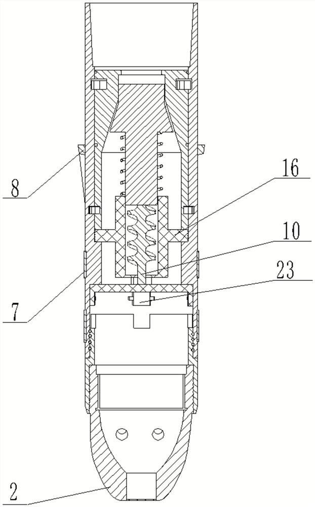 Self-rotating drillable reaming float shoe