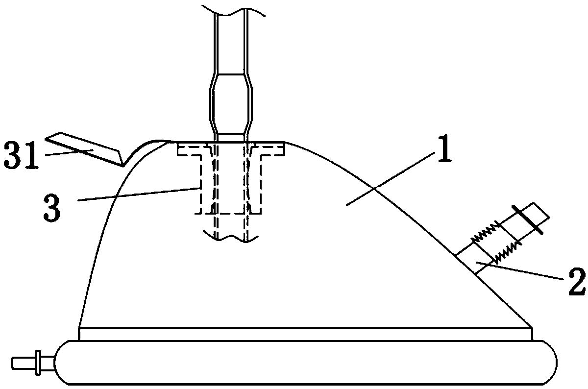 Anesthetic face mask suitable for inspection tubes of various specifications