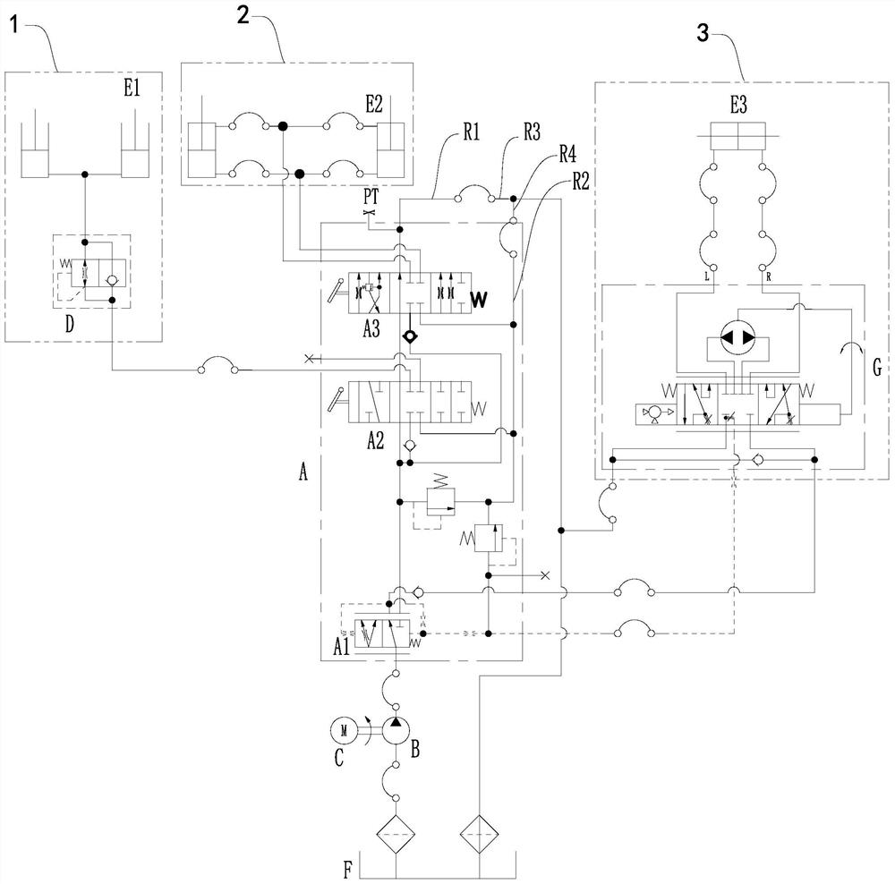 Forklift pressure closed-loop control method and control system using same