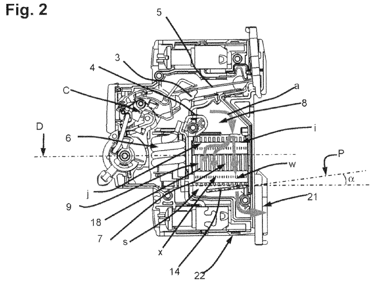 ARC extinguishing chamber for an electric protection apparatus and electric protection apparatus comprising same