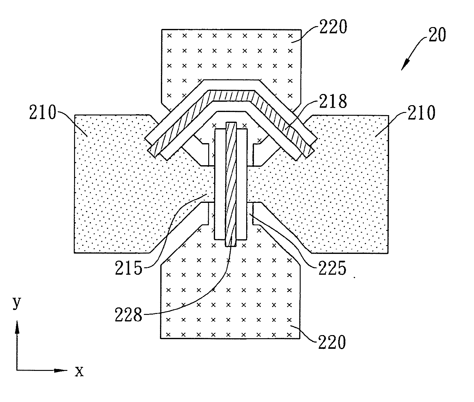 Sensing structure of one-glass solution (OGS) touch panel