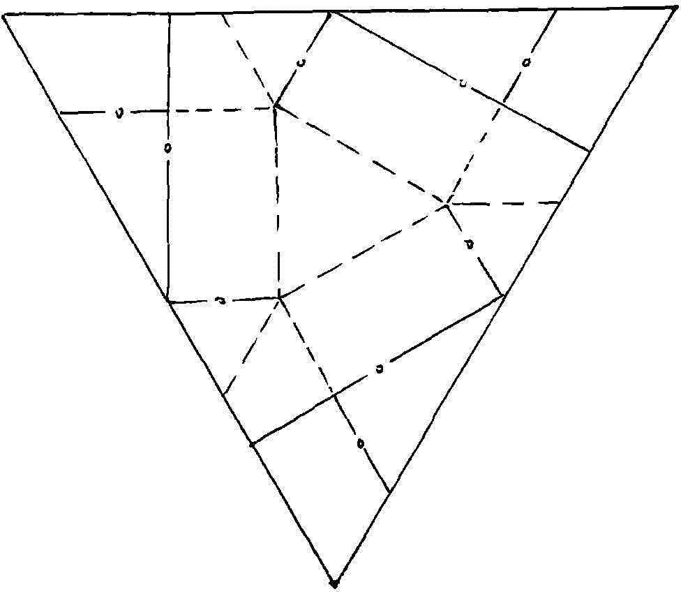 Method for folding triangular paper box