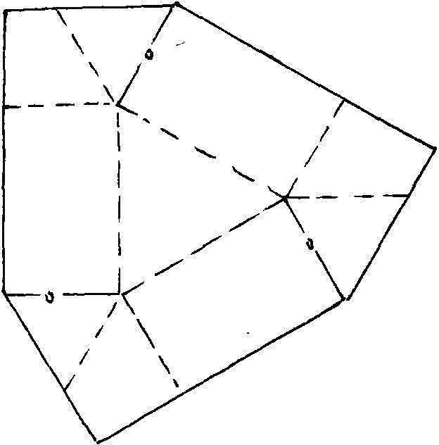 Method for folding triangular paper box