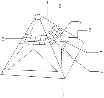 Light energy driven desert water-collecting tent