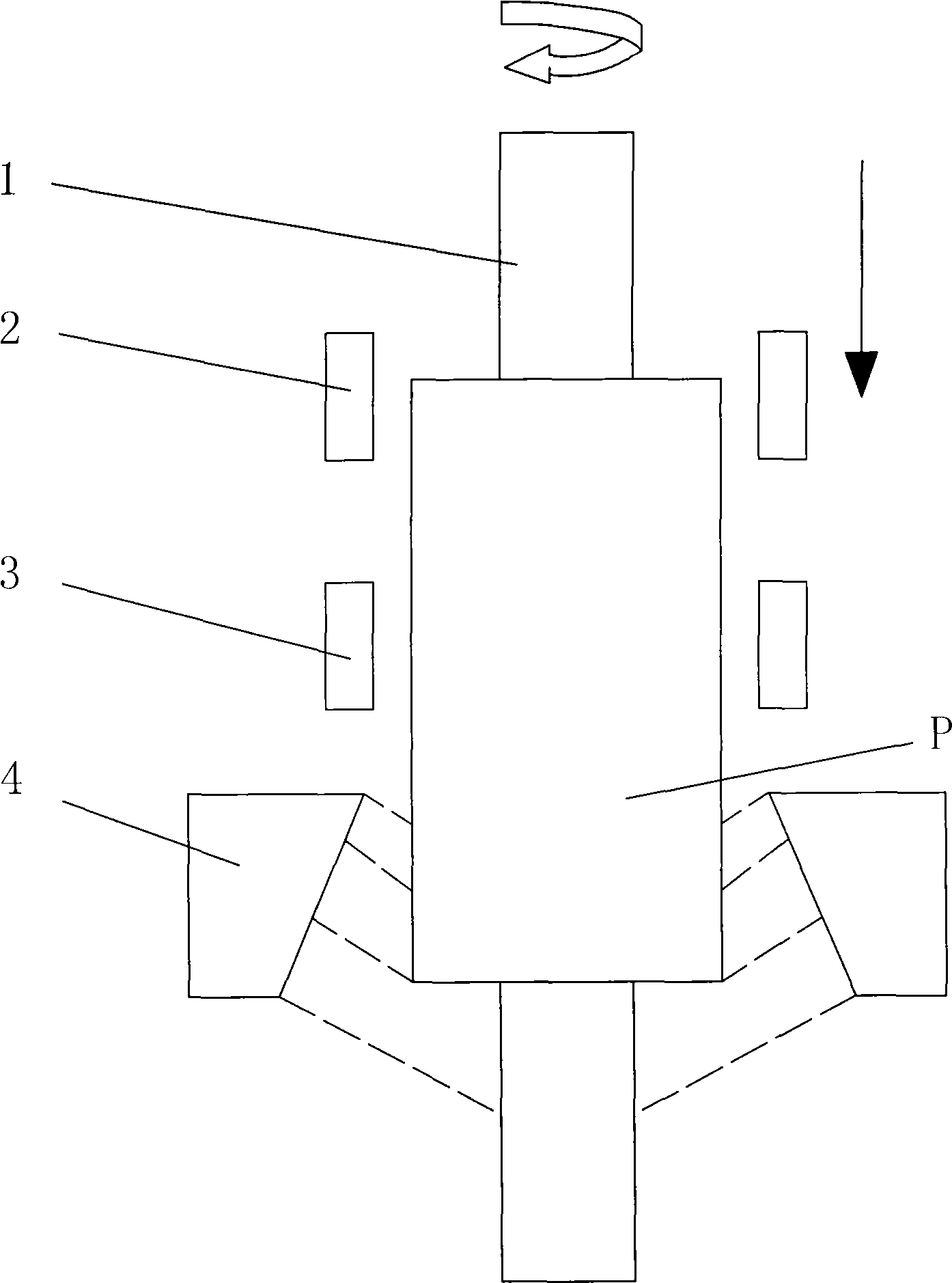 Improved roller double-frequently quenching process