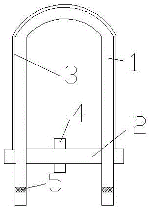 Novel U-shaped wire clamp