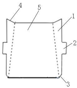 Device and method for testing tensile strength of cement stone