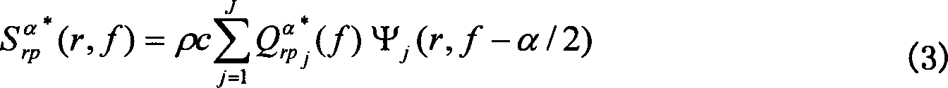 Method for rebuilding circulation calm sound source by overlapping spherical wave