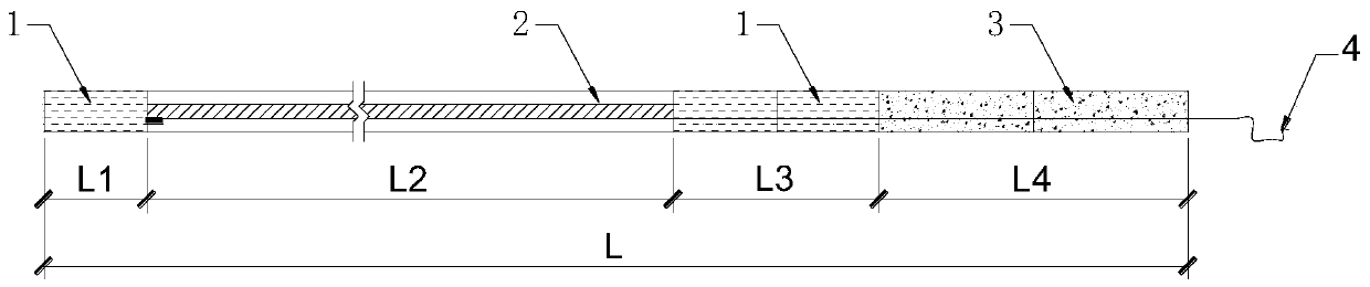 Periphery hole charging structure for energy-gathered hydraulic pressure smooth blasting, and construction method thereof