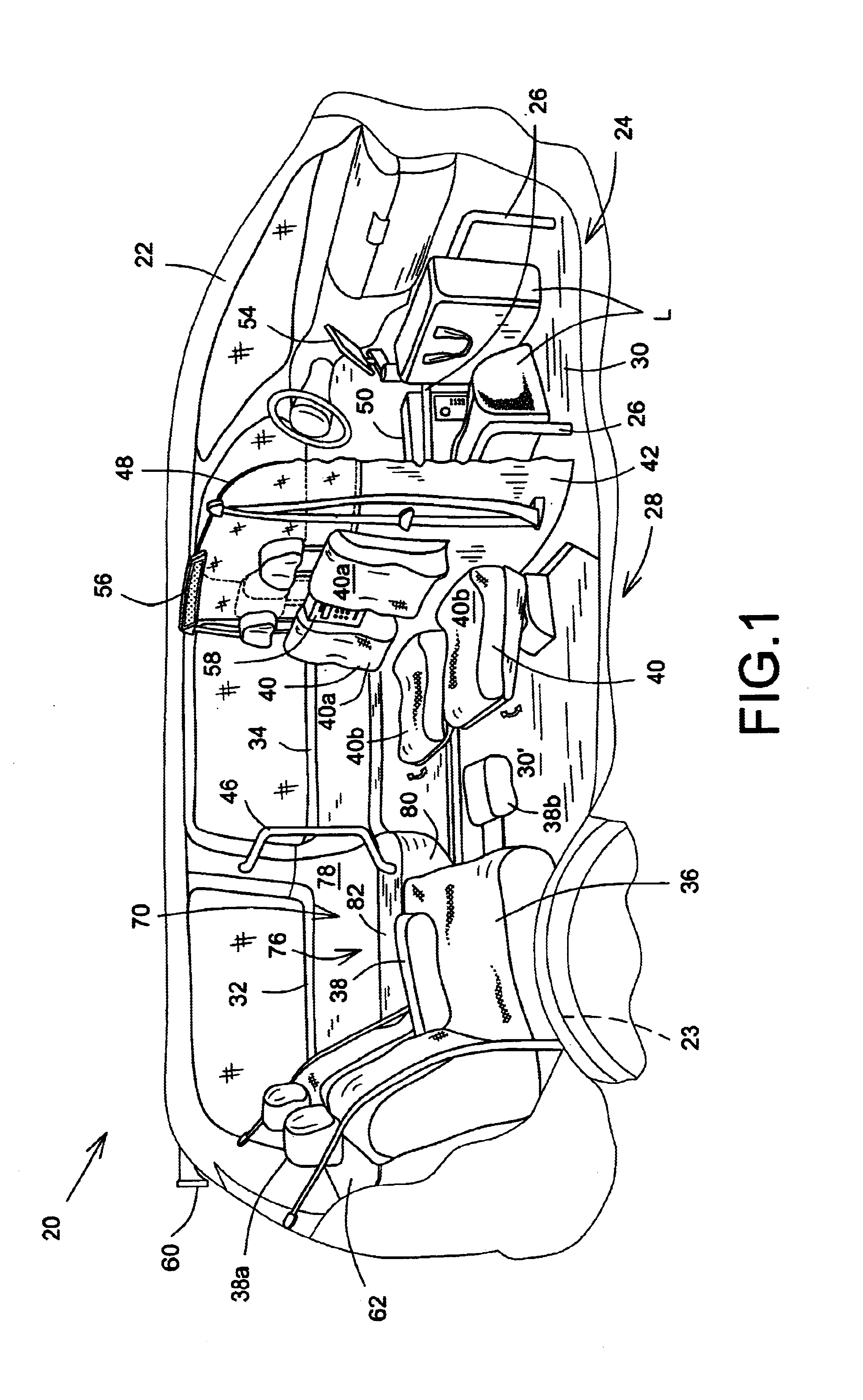 Seat for motor vehicle