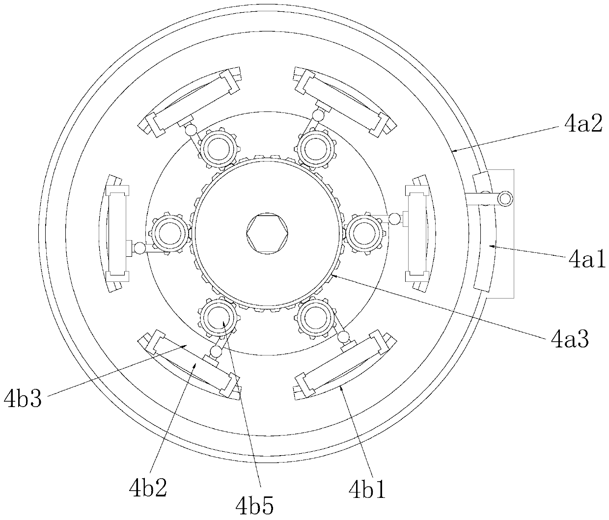 5G communication launching tower with functions of lever bending and expanding