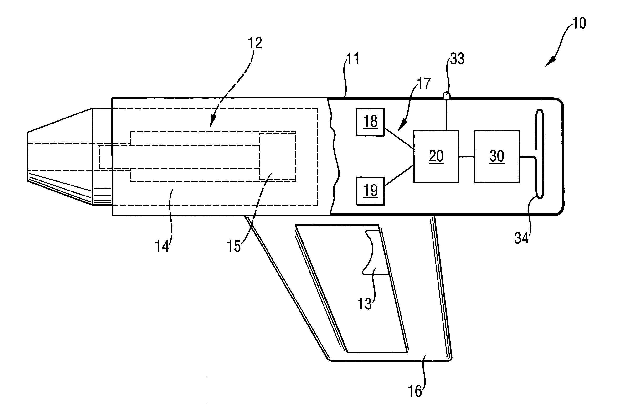 Hand-held working tool