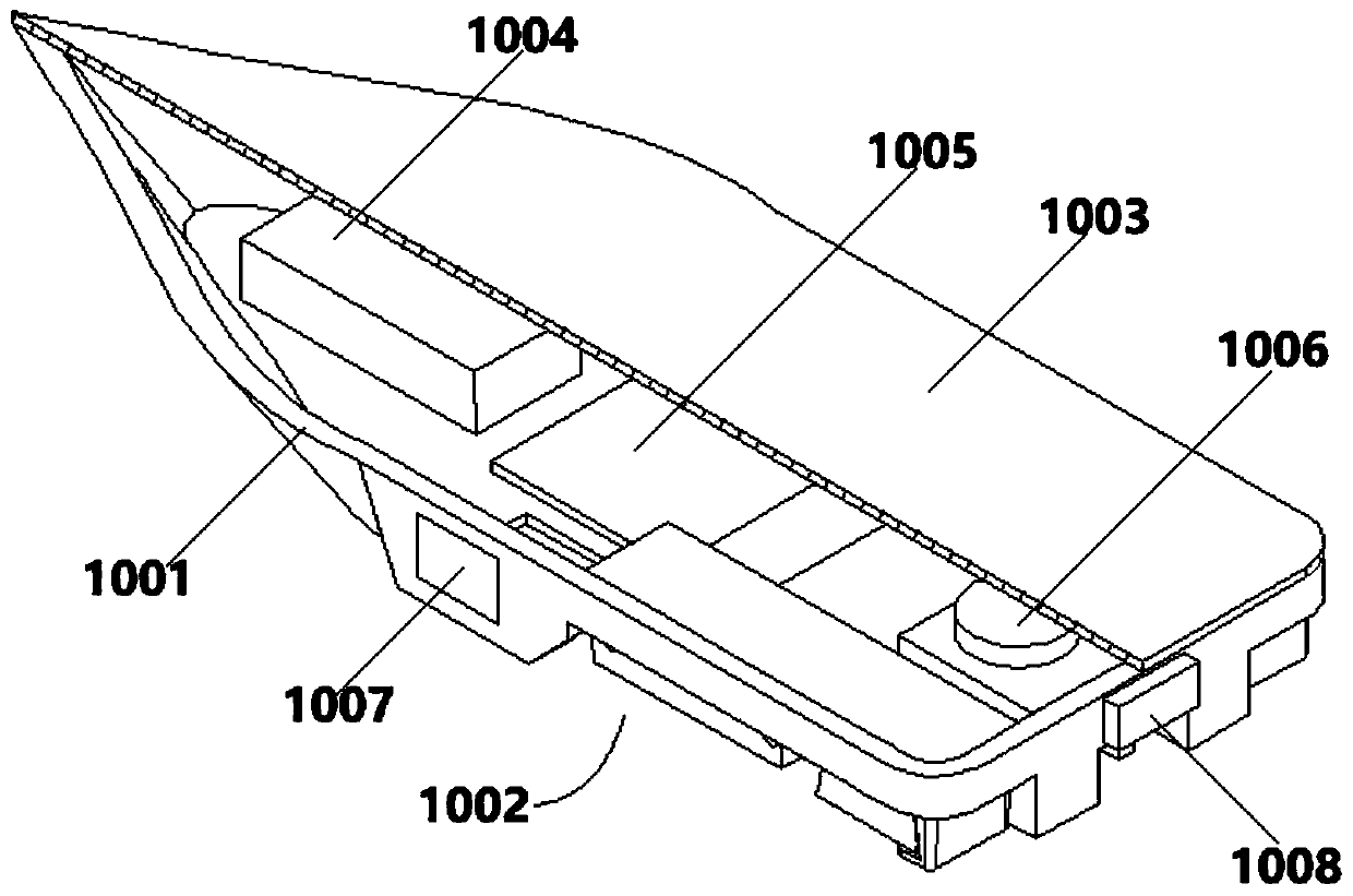 A light-driven unmanned ship