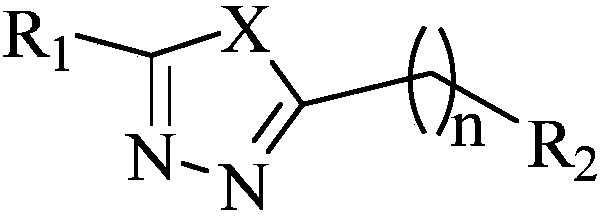 Heterocycle substituted 1,3,4-oxadiazole compound and preparation method and application thereof