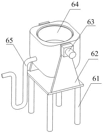 Hydraulic system compound gasket recovery treatment device