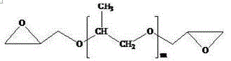 Preparation method of double-epoxy blocked polypropylene glycol