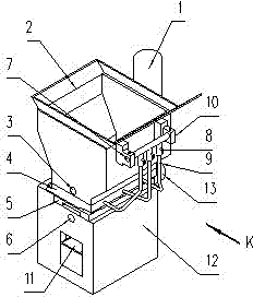 Residual accumulator plate coating lead-plaster blowoff and recovery device