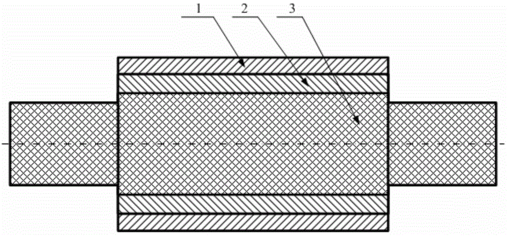 Wear-resisting roll used for steel rolling intermediate mill frame and manufacturing method thereof