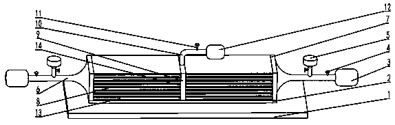 Nanofiltration membrane filament production device and process