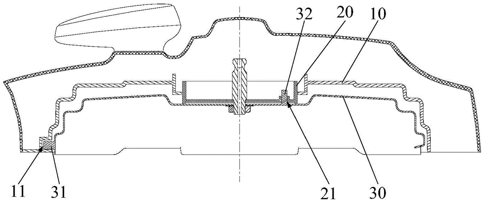 Upper cover of electric pressure cooker and electric pressure cooker