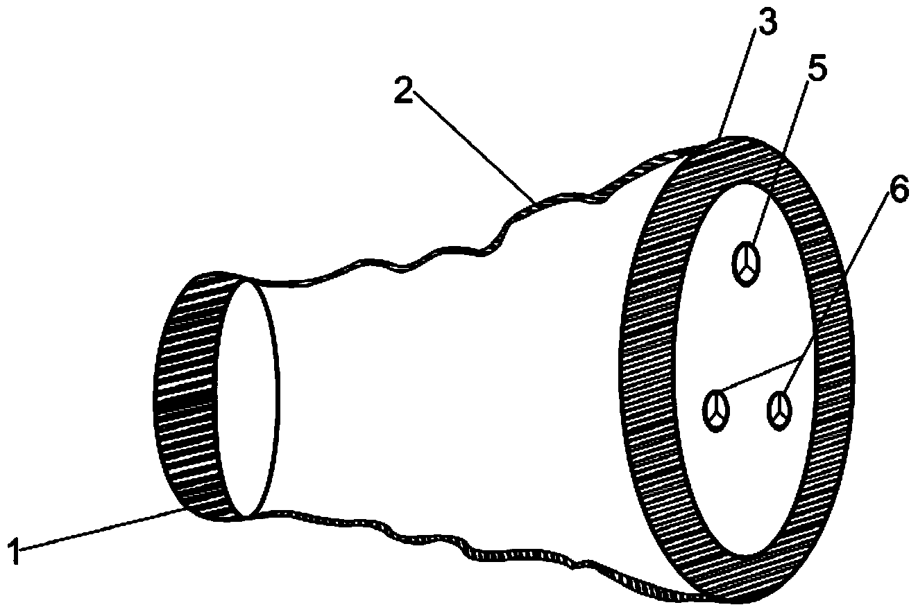 Full-vagina sleeve cylindrical expansion and pneumoperitoneum integrated device