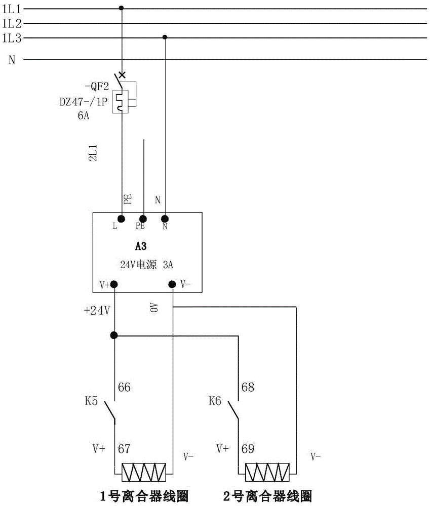 A double-disc automatic take-up device for a cable splitter