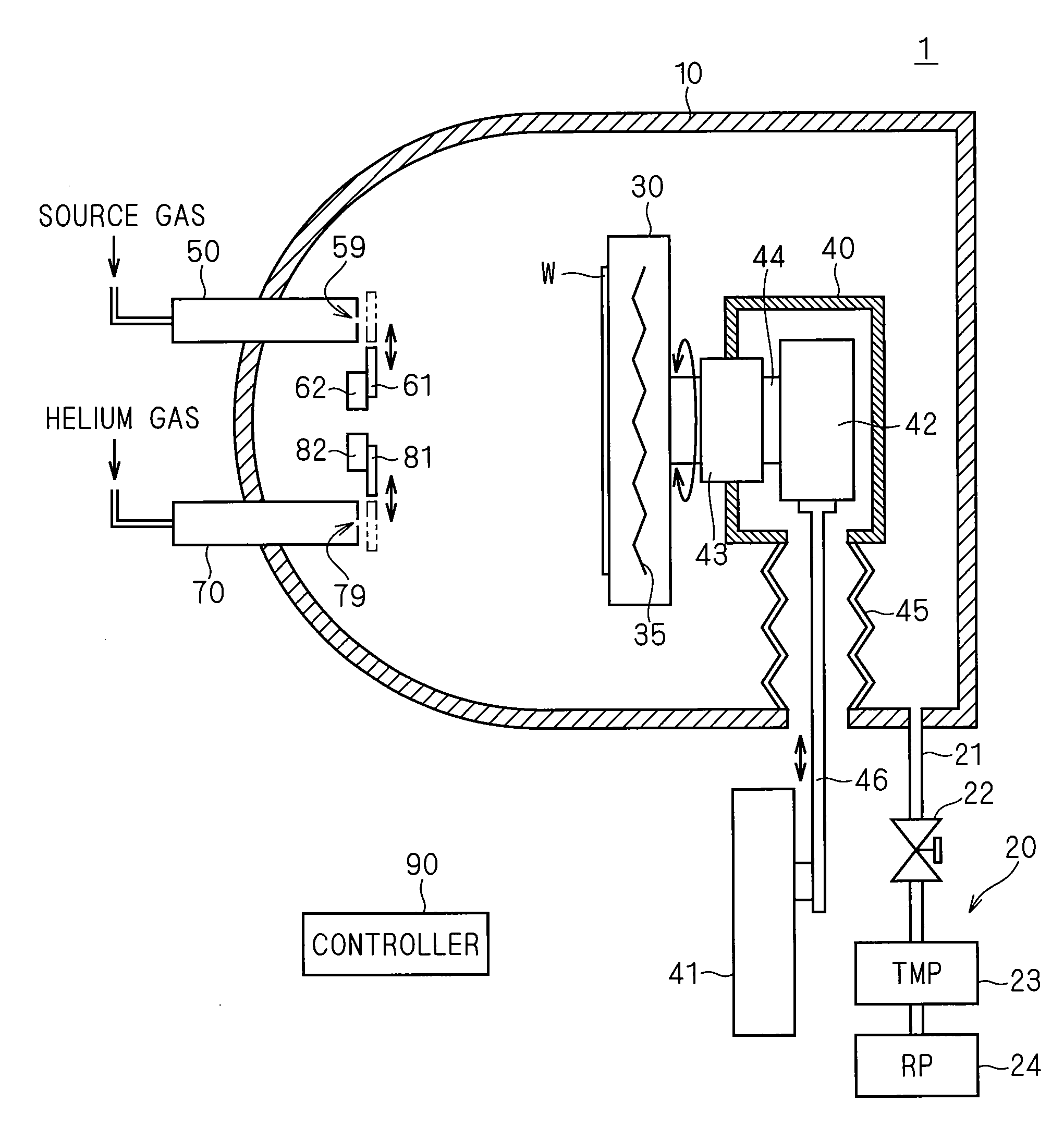 Apparatus for and method of forming carbon nanotube