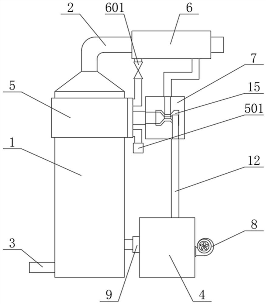 Circulating agriculture and animal husbandry waste pretreatment system