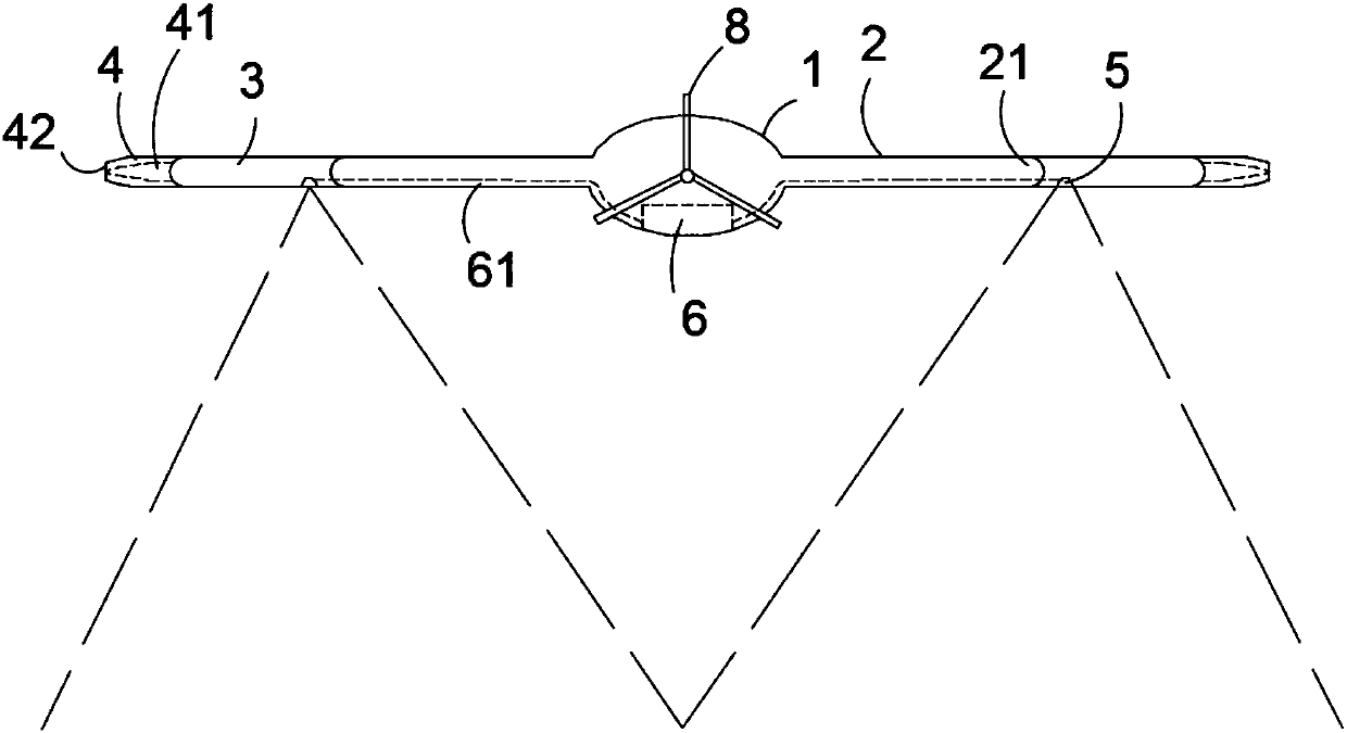 Wing angle-adjustable unmanned aerial vehicle and adjustment method