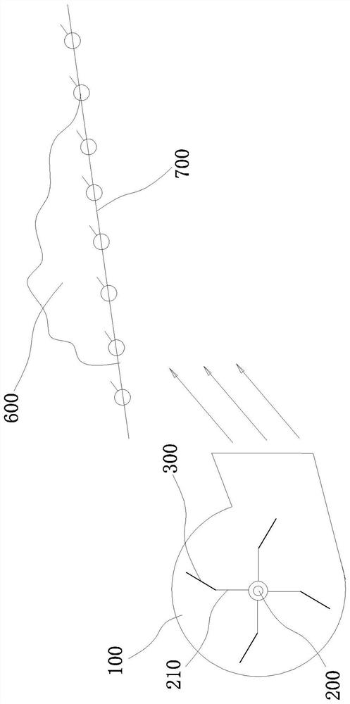 A cleaning method of a double-cone centrifugal cleaning fan