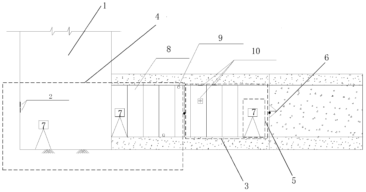 Excavation measurement method for special-shaped tunnels