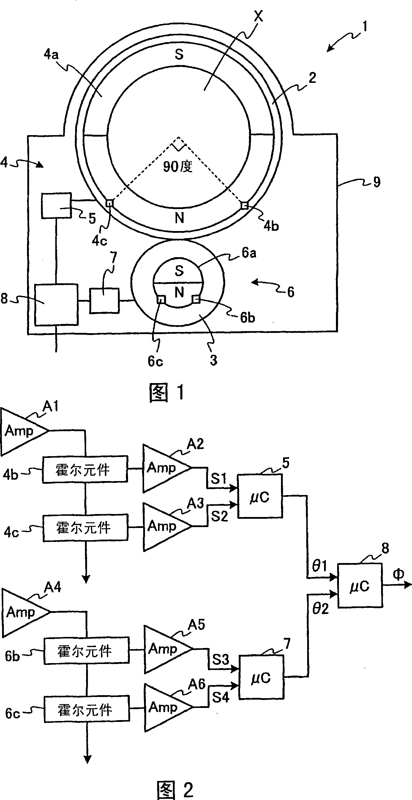 Rotation angle detector