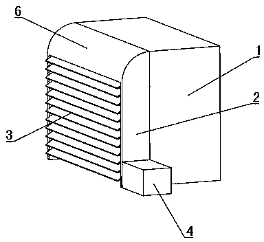 Air-conditioner outdoor unit hood with defrosting structure