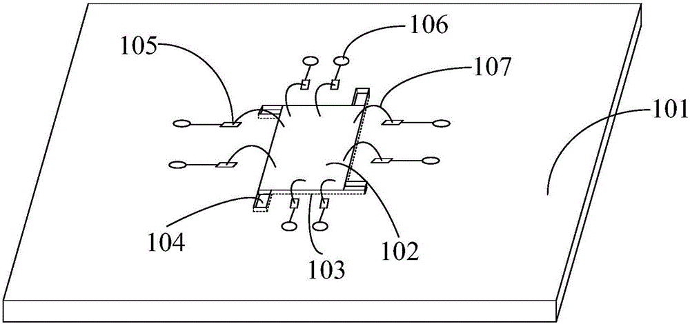 Grooved PCB structure used for bare chip testing and manufacturing method thereof