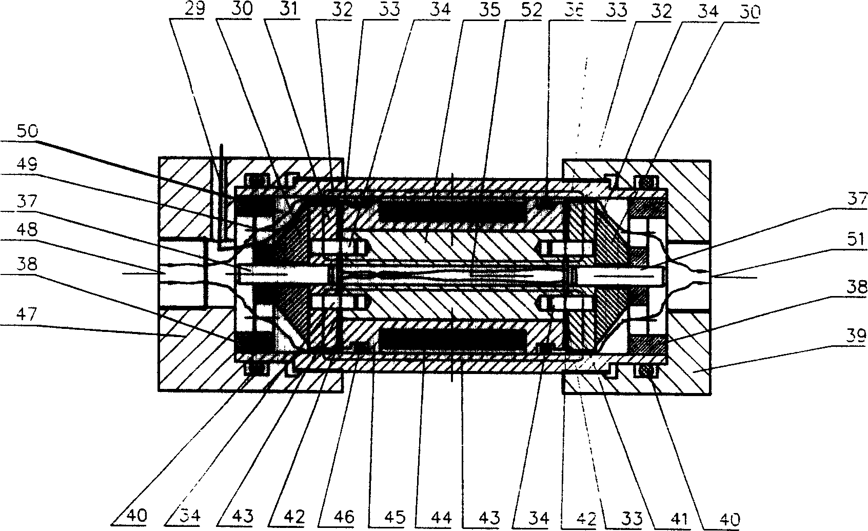 Controllable automobile magnetic rhological absorber with height adjusting function