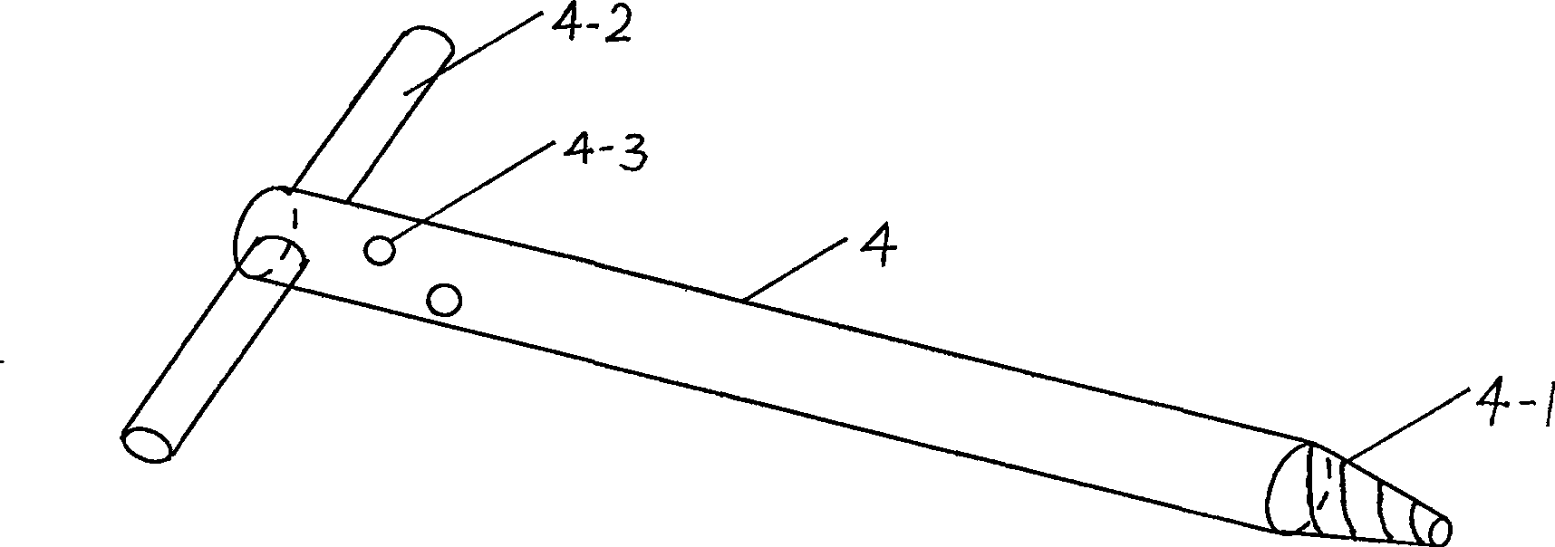 Micro-wound lubosacral spine anterior fusion inner fixation surgical instrument and using method