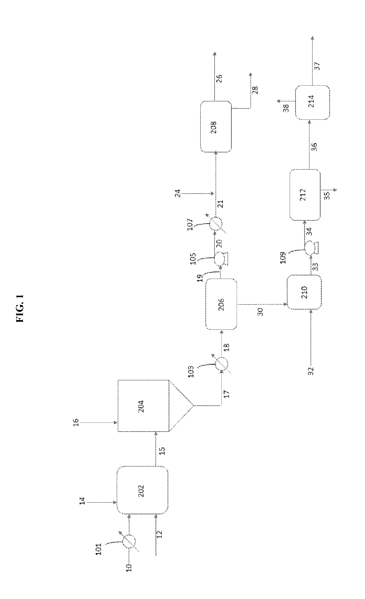 Process for separating particles containing alkali metal salts from liquid hydrocarbons