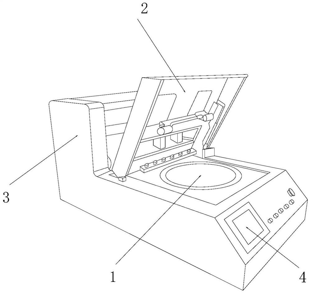 A wafer etching back grinder