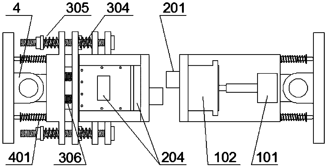 Traction device with buffer function for railway locomotive