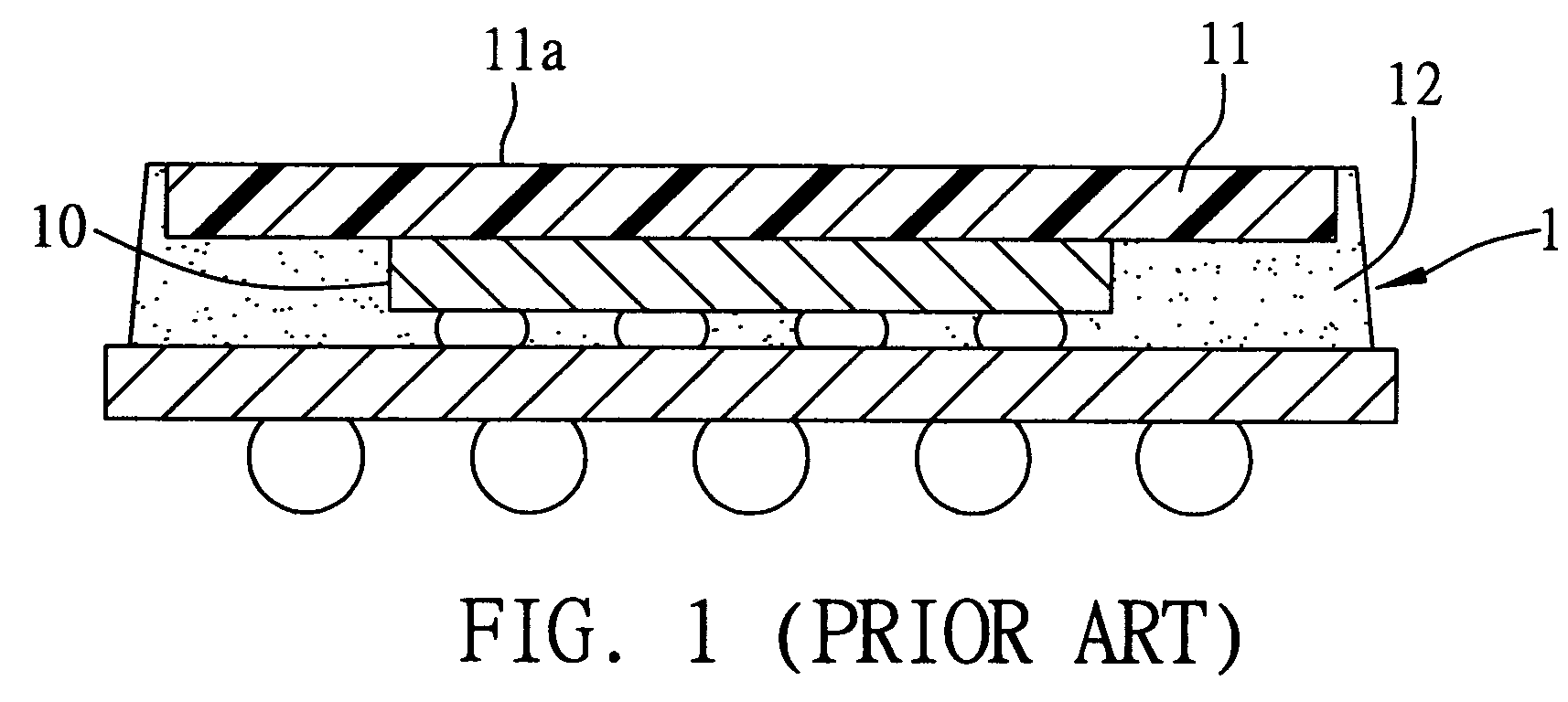 Heat dissipating semiconductor package and fabrication method thereof