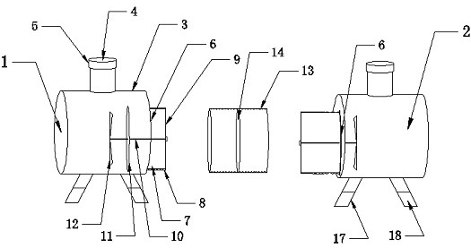 Device suitable for mixed fermentation of various microorganisms