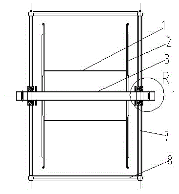 Reel tool special for marine cable pre-cutting and slitting