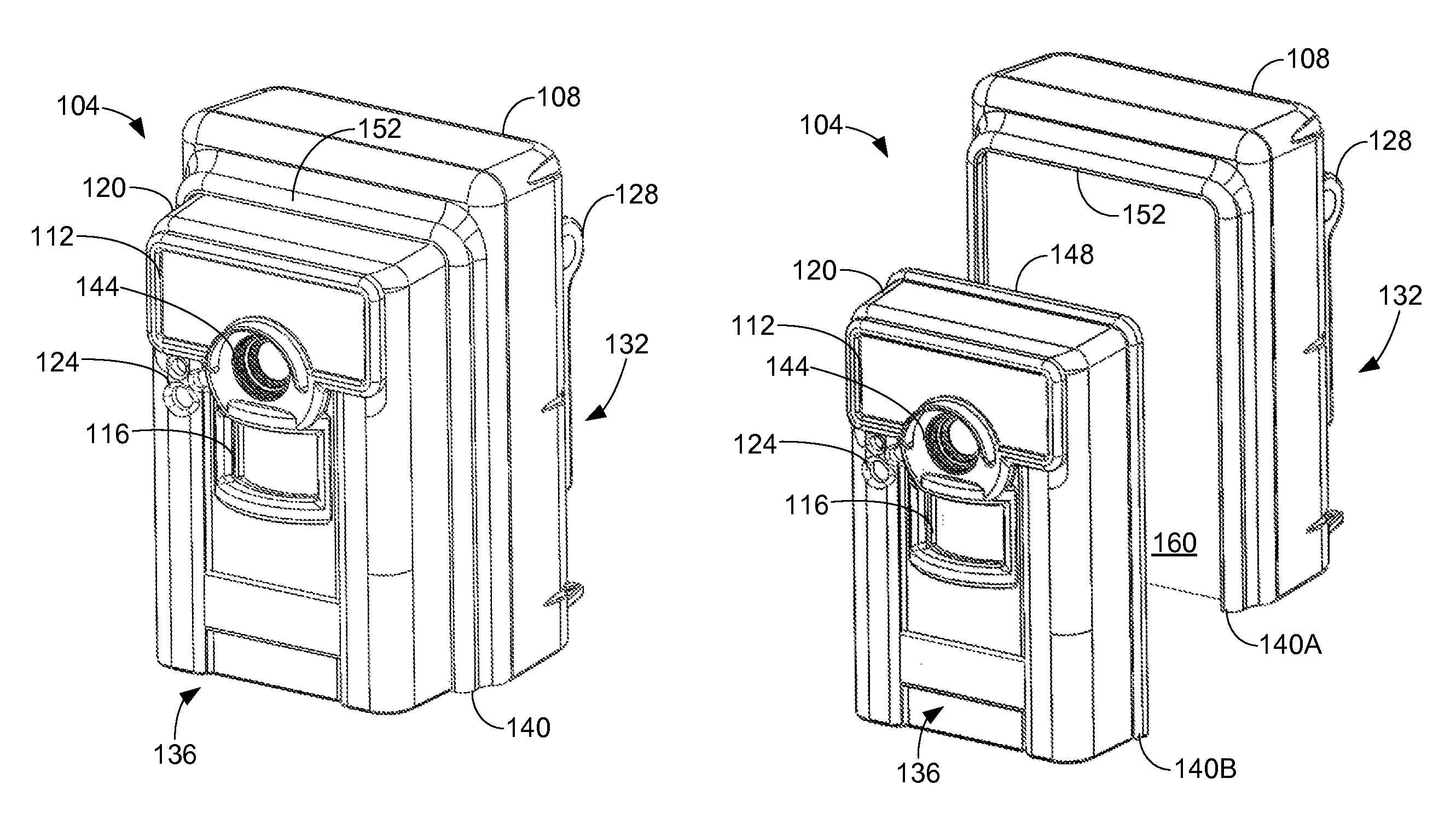 Trail camera with interchangeable hardware modules