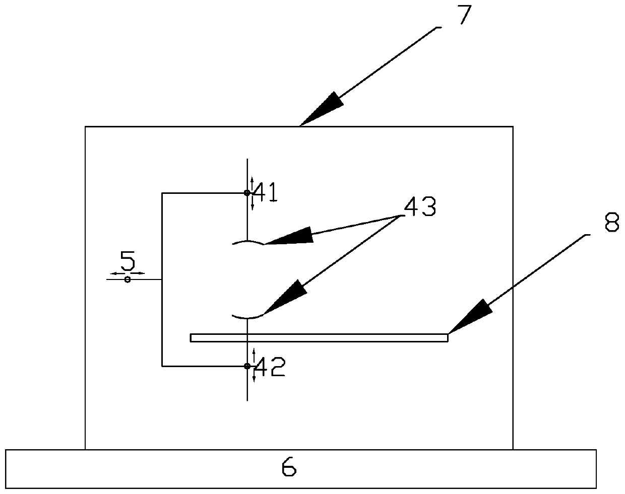 Debugging bracket and method for infrared laser emitting head