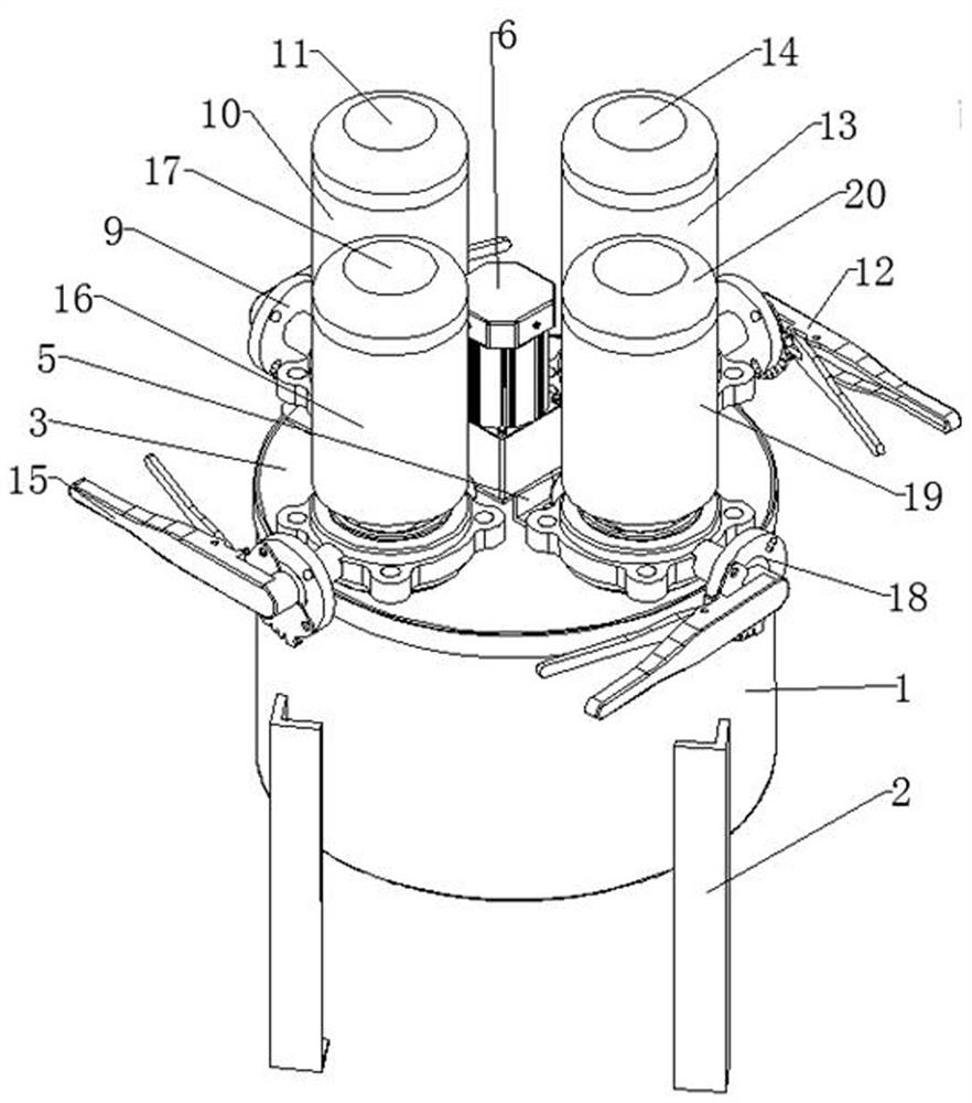 Agricultural fertilizer efficient stirring device